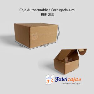 cajas plegables en carton ref 233