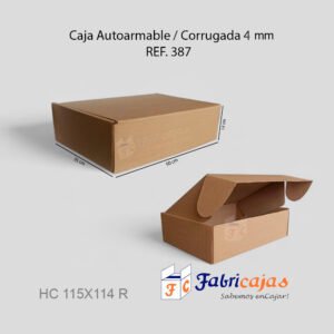 cajas de carton semimontables
