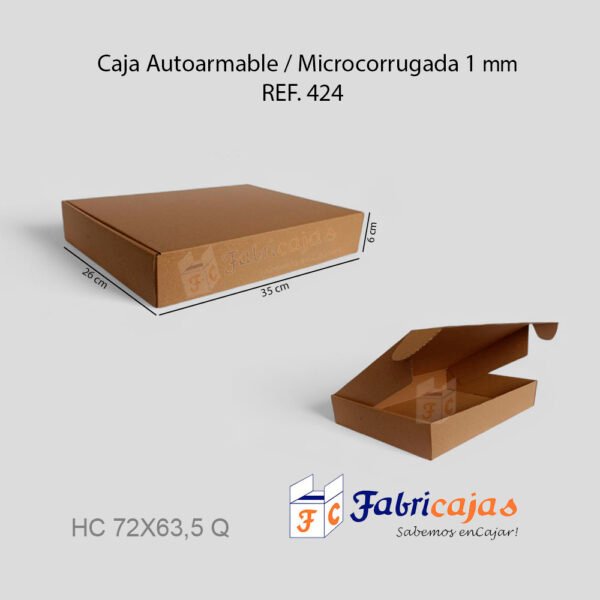 Caja de Carton para Desayuno ref 424